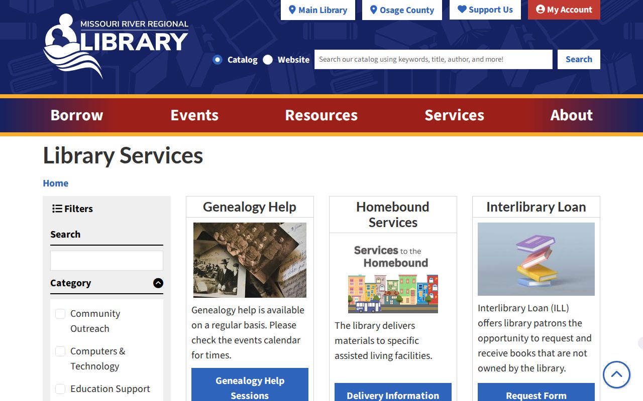 Jefferson City historical-directory research resources at Missouri River Regional Library