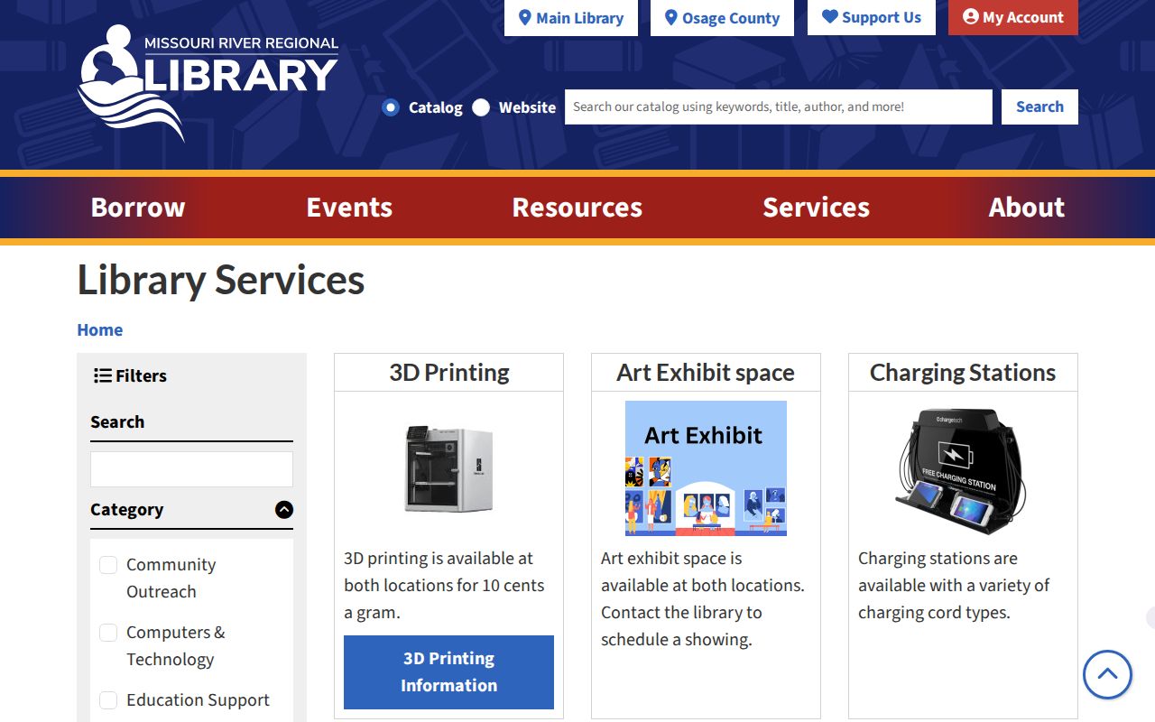 Jefferson City previous residents Missouri River Regional Library local-history listing